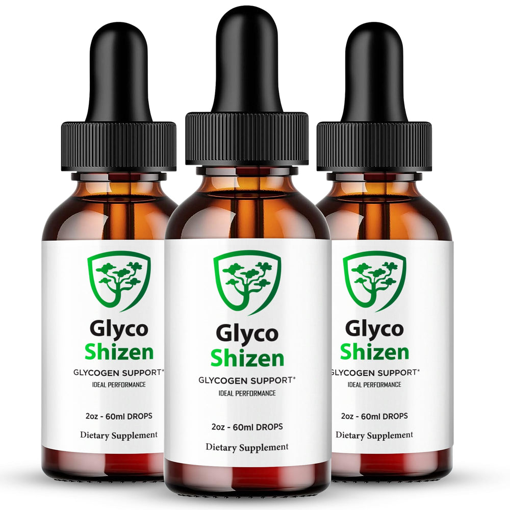 IDEAL PERFORMANCE Glyco Shizen Drops bottle front view for convenient daily supplement routine.