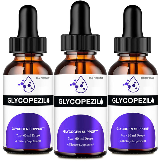 IDEAL PERFORMANCE Glycopezil Drops bottle promotes healthy circulation.