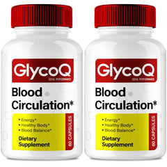 IDEAL PERFORMANCE GlycoQ Capsules bottle front view for circulation support.