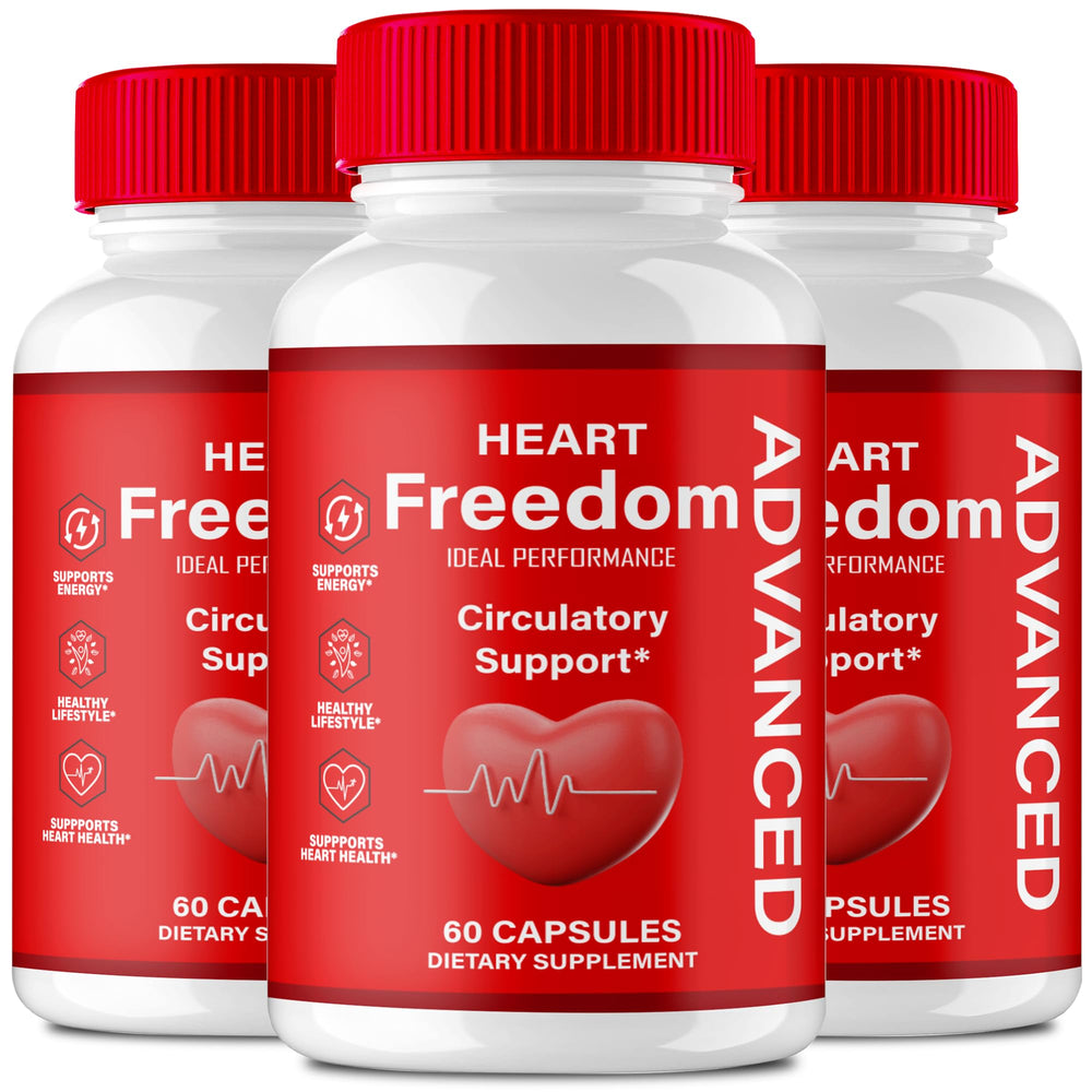 IDEAL PERFORMANCE HeartFreedom Capsules bottle close-up for daily wellness routine