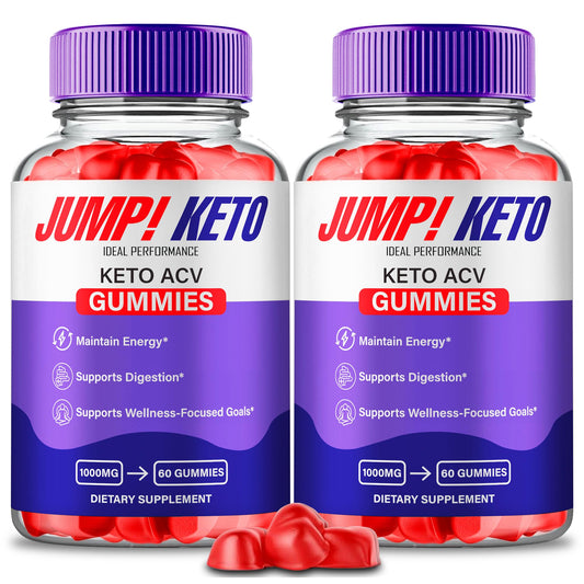 IDEAL PERFORMANCE Jump Keto Gummies bottle front for on-the-go keto support