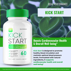 IDEAL PERFORMANCE Kick Start reviews card with customer testimonials