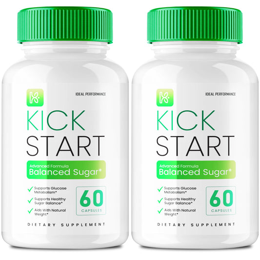 IDEAL PERFORMANCE Kick Start capsules bottle front view for daily wellness