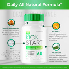 IDEAL PERFORMANCE Kick Start ingredients list close-up