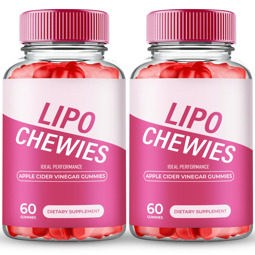IDEAL PERFORMANCE Lipo Chewies bottle front showing keto + ACV formula