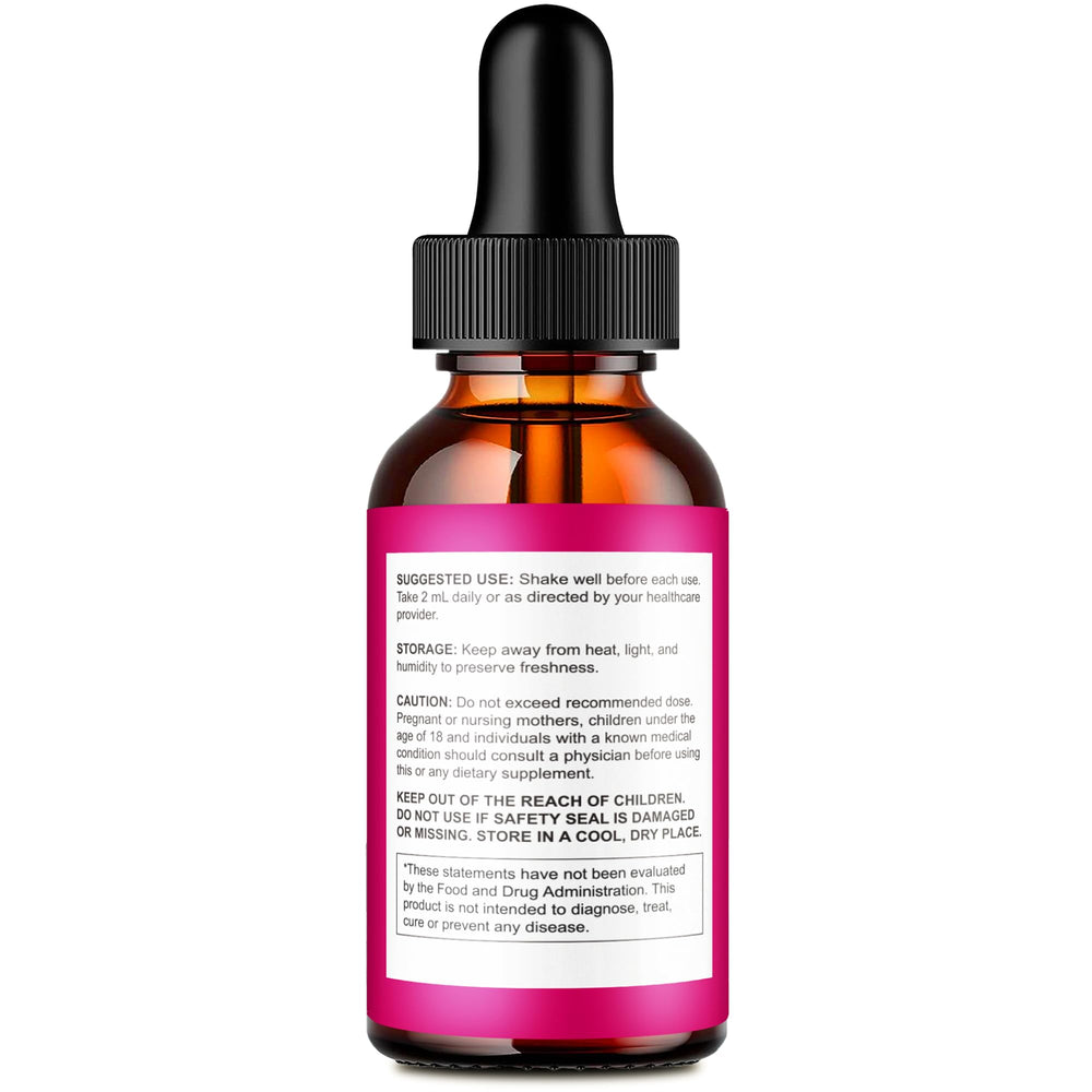 IDEAL PERFORMANCE Lipo Rise Drops label closeup showing official formula.