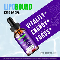 Lipobound Drops dropper provides precise measurement for consistent servings
