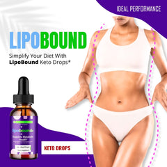 IDEAL PERFORMANCE Lipobound Drops packaging highlighting premium quality