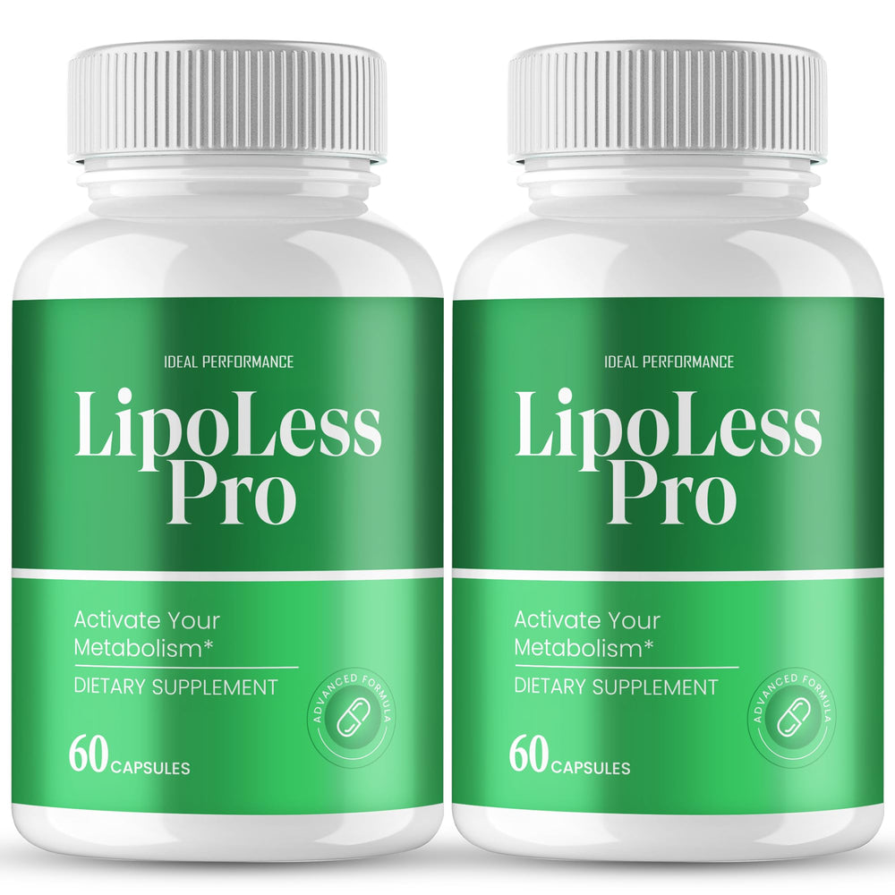 IDEAL PERFORMANCE Lipoless capsules front label supports an active lifestyle.