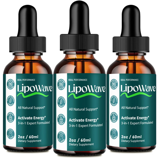 IDEAL PERFORMANCE Lipowave bottle shown for convenient daily dosing in keto routines.