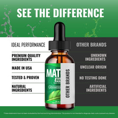 IDEAL PERFORMANCE Matcha Burn Drops review snapshot highlights user satisfaction.