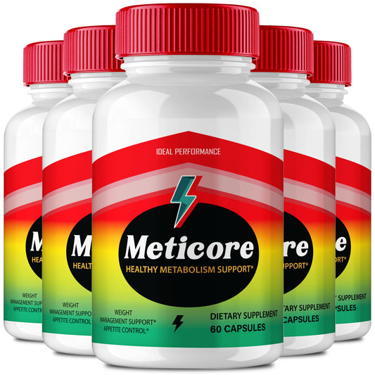 IDEAL PERFORMANCE Meticore Keto Capsules bottle front for daily wellness support