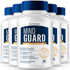 IDEAL PERFORMANCE Mind Guard bottle-front for daily brain health support and focus.