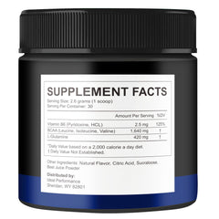 IDEAL PERFORMANCE Nitric Boost Ultra Purple Powder scoop simplifies precise daily dosing.