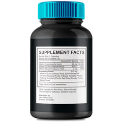 IDEAL PERFORMANCE Performer 8 pills back view with label details.