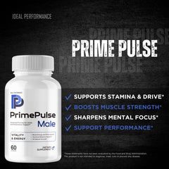 IDEAL PERFORMANCE Prime Pulse 5-pack display arranged for home wellness use.