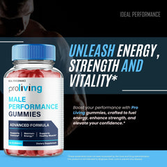 IDEAL PERFORMANCE ProLiving Gummies morning routine scene with glass of water