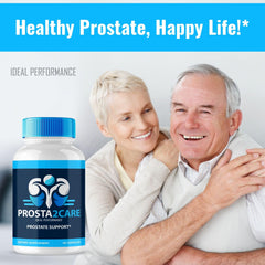 IDEAL PERFORMANCE Prosta2Care capsules in hand suggest portable use