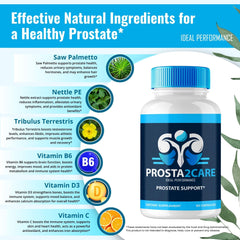 IDEAL PERFORMANCE Prosta2Care science chart showing ingredient-backed support.