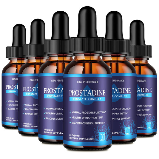 IDEAL PERFORMANCE Prostadine drops bottle for a simple daily wellness routine.