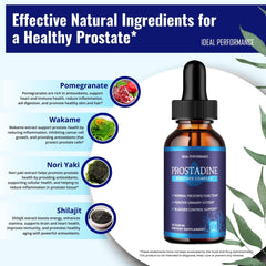 IDEAL PERFORMANCE Prostadine drops packaging displays all natural blend.