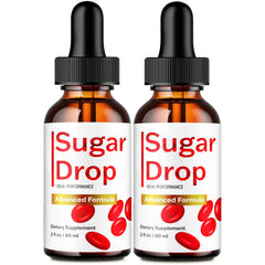Ideal Performance Sugar Drops bottle on a clean counter for daily use.