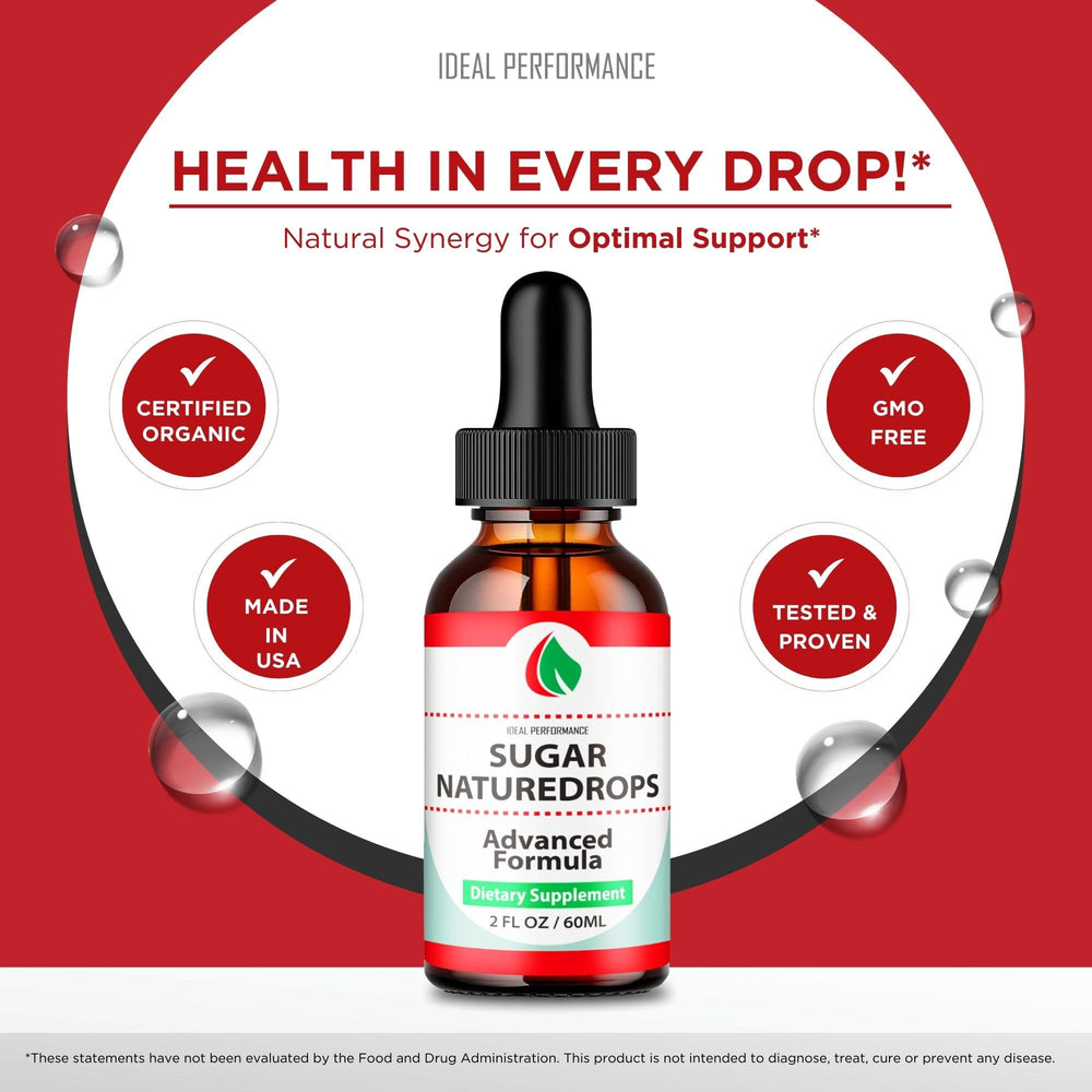 IDEAL PERFORMANCE Sugar Nature Drops liquid finish suggests smooth texture
