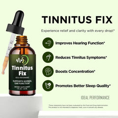 IDEAL PERFORMANCE Tinnitus Fix Drops two-pack image showing value