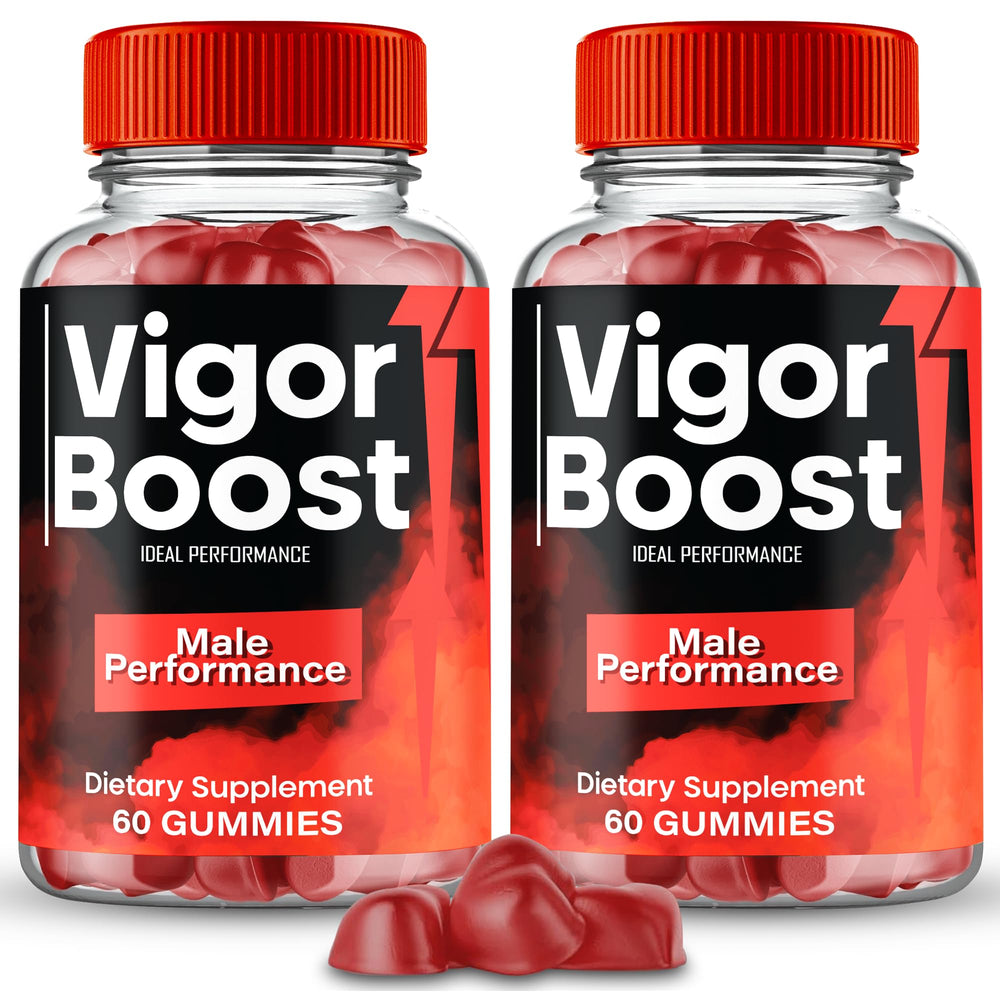 IDEAL PERFORMANCE Vigor Boost Gummies two-pack front view for daily energy support