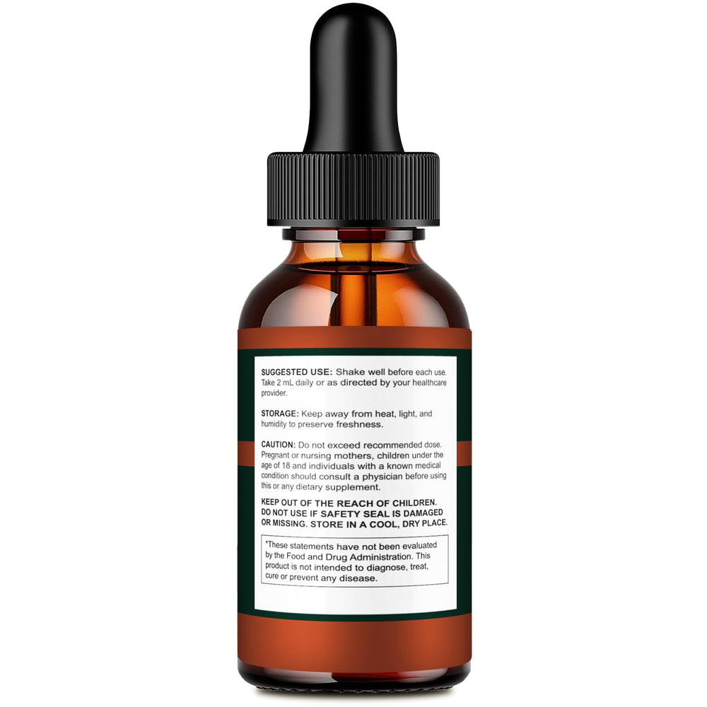 IDEAL PERFORMANCE ViriFlow Drops label highlights natural ingredients.