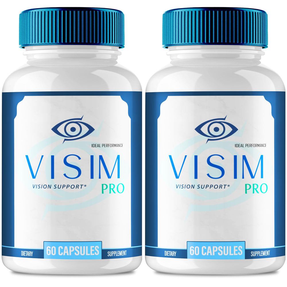 IDEAL PERFORMANCE Visim Pro bottle front for daily visual wellness support.