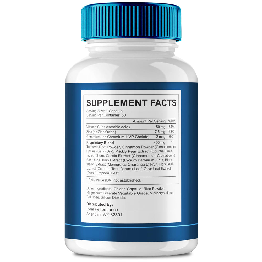 IDEAL PERFORMANCE Visim Pro capsules close-up highlighting all-natural eye health ingredients.