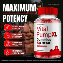 IDEAL PERFORMANCE Vital PumpXL Gummies 3-pack display showcasing value and convenience