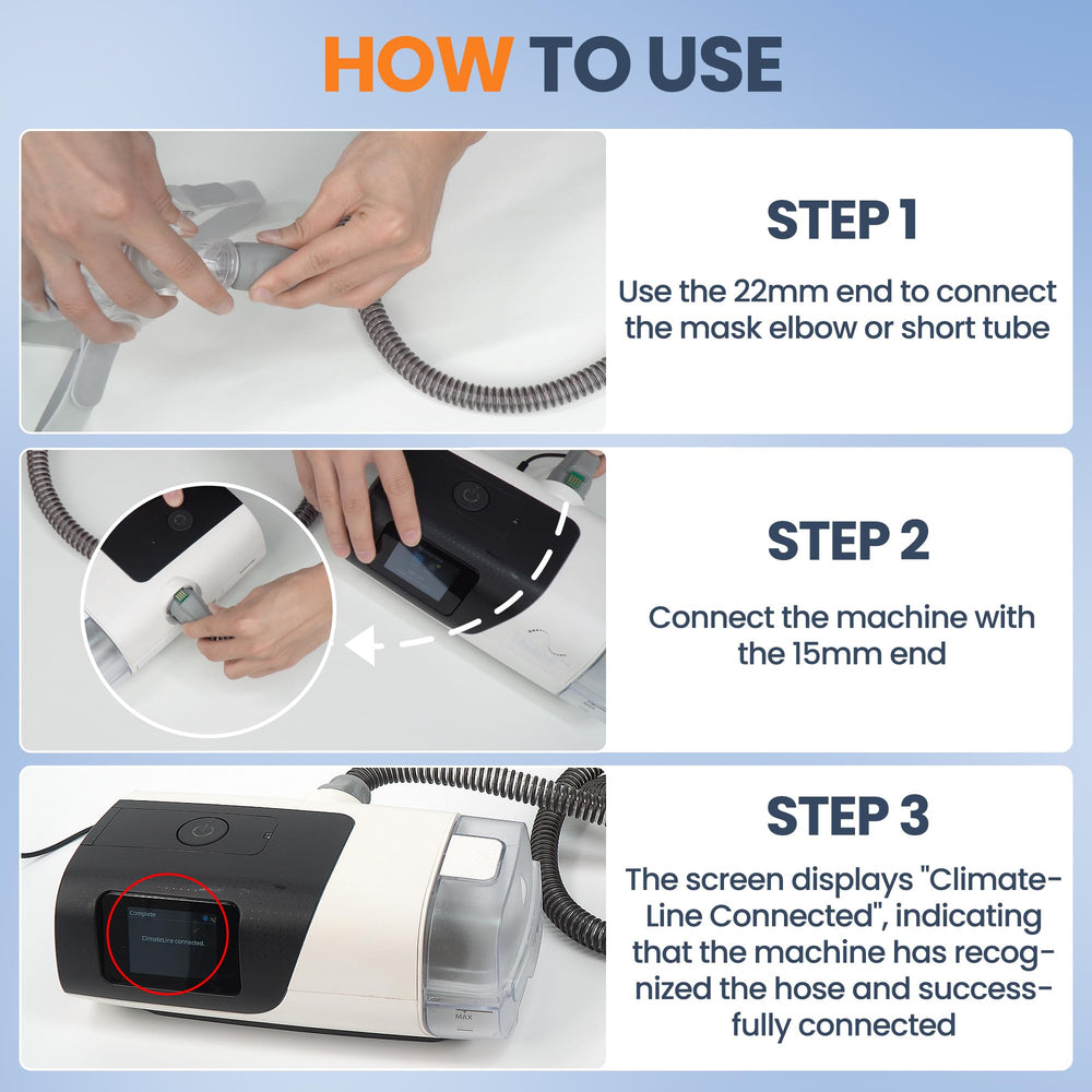IDEAR Aircurve 11 compatible hose with customizable warmth for comfort