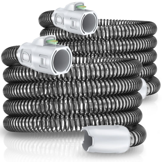 IDEAR Climate Line air hose connected to Airsense 11 showing secure compatibility.