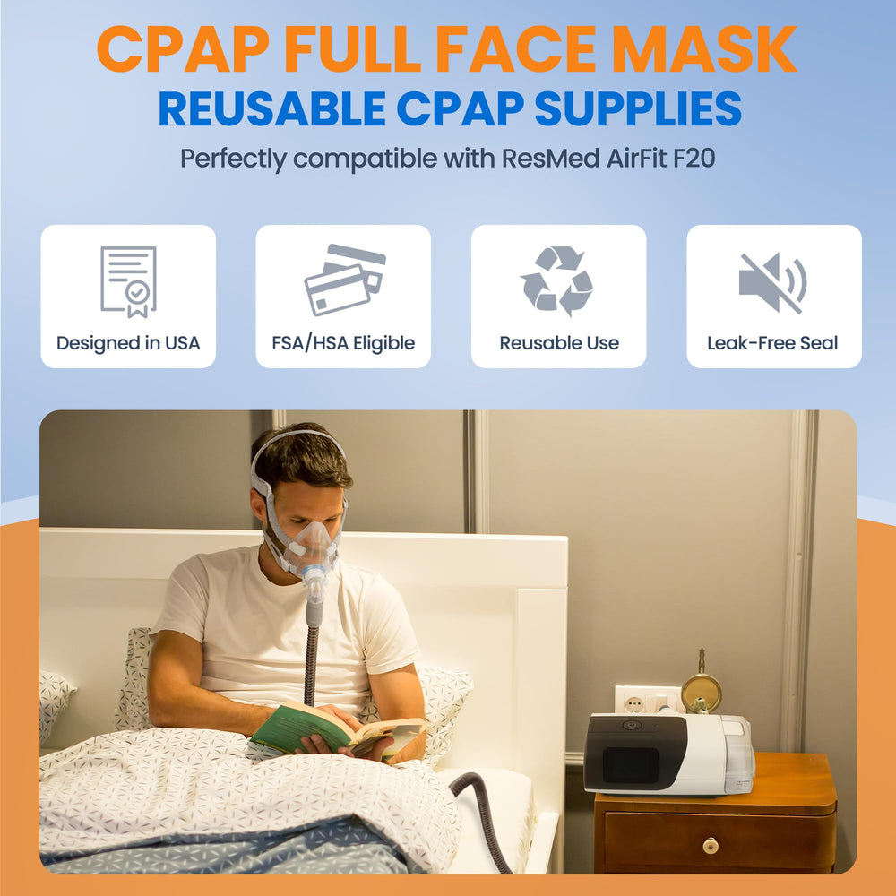 IDEAR F20 frame durability reduces movement for steady CPAP wear