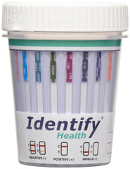 Identify Health 25-pack box packaging for quick inventory and restocking.