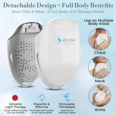 iDerma hygienic suspended LED design for safer, cleaner use