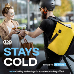 IDL Packaging gel ice pack compact size fits lunch boxes and bags.