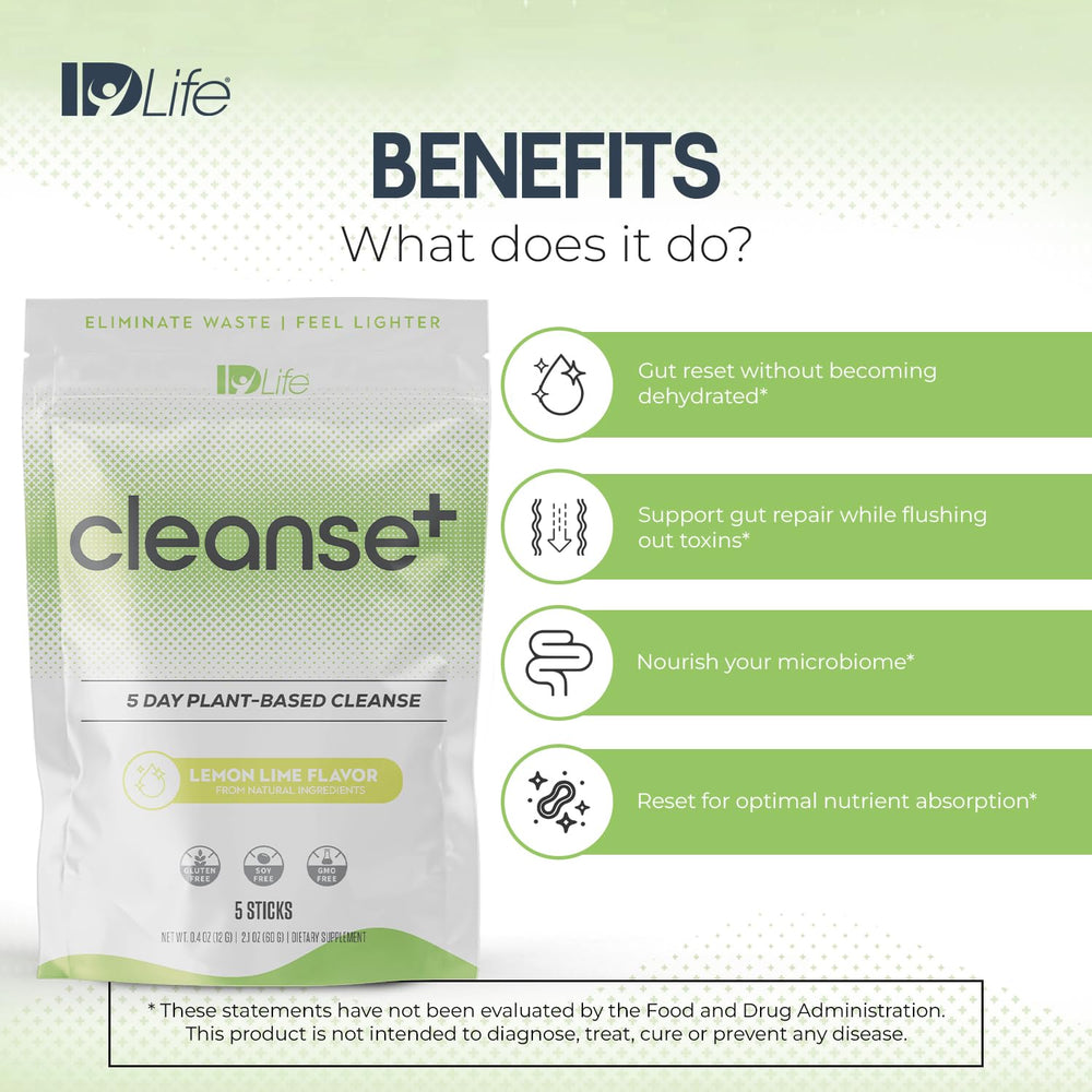 IDLife Lemon-Lime flavor highlights a refreshing cleanse experience.