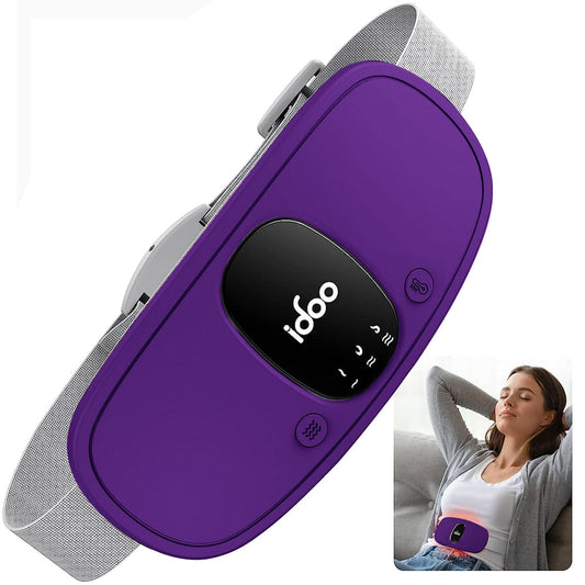iDOO heating pad for cramps wearable worn under clothing for discreet relief