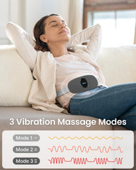 iDOO period heating pad control panel with 3 heat levels for customizable warmth.