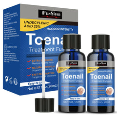 IFUNSHAR Toenail Fungus Treatment bottle front view showing 25% undecylenic acid.