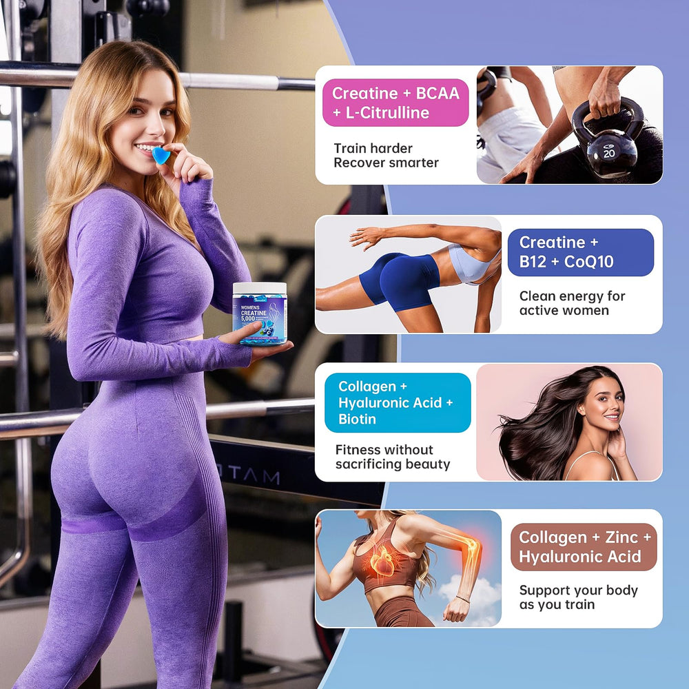 IIEltruiom Creatine Gummies with zinc and vitamin B12 for immune-backed energy