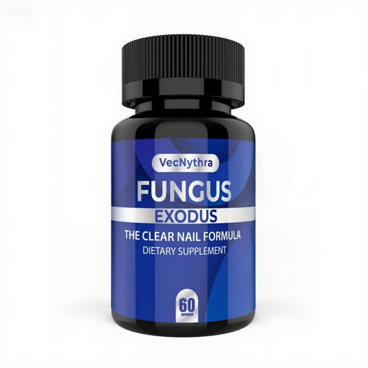 The iKeener Fungus Exodus bottle front shows premium nail wellness support.