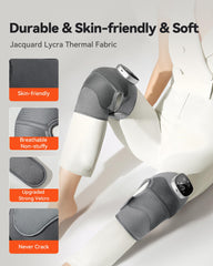 IKEEPFIT compact, lightweight knee massager designed for travel and easy packing.