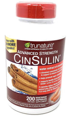 IKJ Advanced Strength Cinsulin Cinnamon bottle with a cinnamon aroma and label