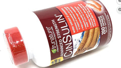 IKJ bottle label showing cinnamon, chromium and vitamin D3 ingredients