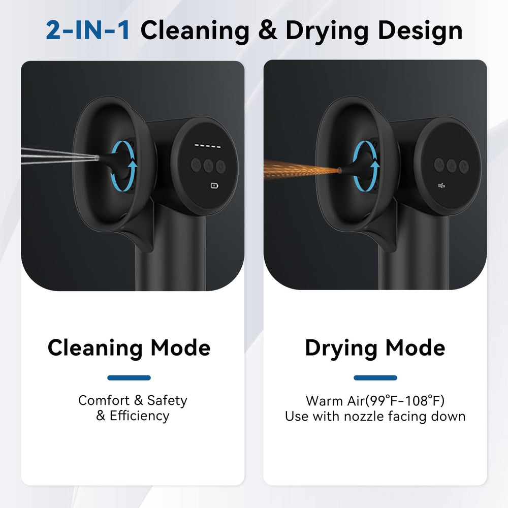 Ikowo ear cleaner with hot air drying for quick moisture removal.