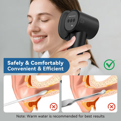 Ikowo ear wax removal IPX7 waterproof design for splash resilience.